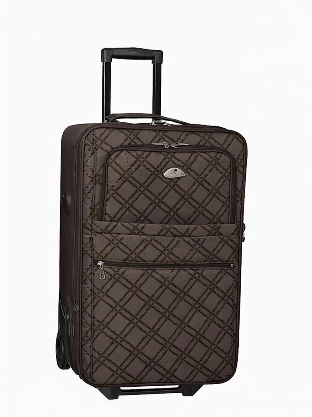 American Flyer Pemberly Buckles Piece Luggage Classic Brown- Travel